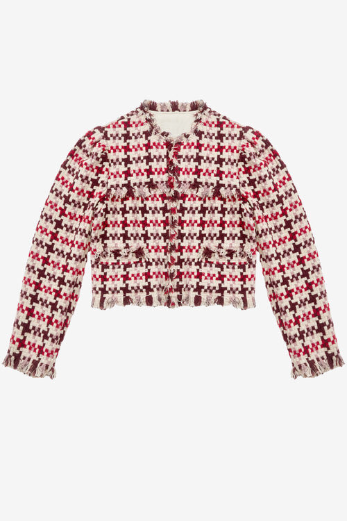 Amelio Short Tweed Jacket Amelio Short Tweed Jacket
