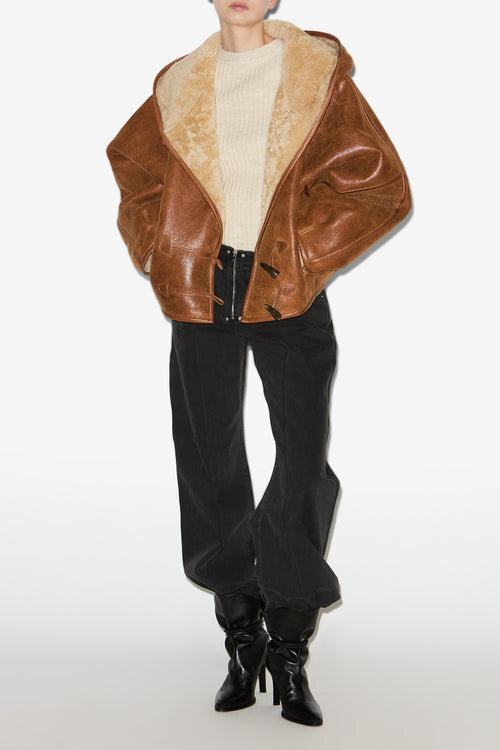 Amiel Short Shearling Coat Amiel Short Shearling Coat
