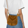 Anahi Braided Suede Leather Shoulder Bag Anahi Braided Suede Leather Shoulder Bag