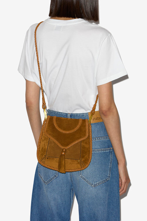 Anahi Braided Suede Leather Shoulder Bag Anahi Braided Suede Leather Shoulder Bag
