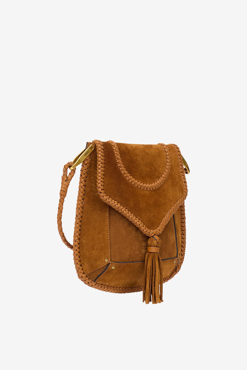 Anahi Braided Suede Leather Shoulder Bag Anahi Braided Suede Leather Shoulder Bag