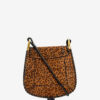 Anahi Printed Suede Leather Shoulder Bag