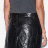 Anais Short Leather Style Skirt