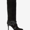 Analui Supple Suede Leather Boots Analui Supple Suede Leather Boots