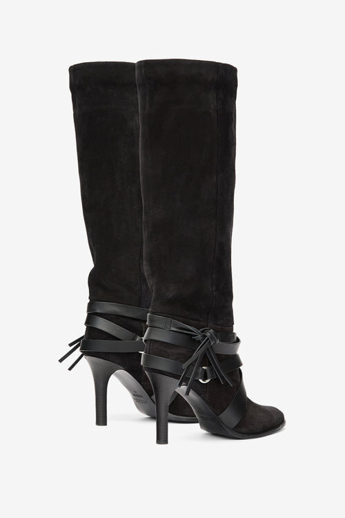 Analui Supple Suede Leather Boots Analui Supple Suede Leather Boots