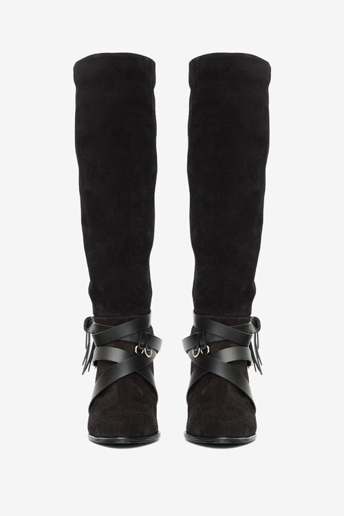 Analui Supple Suede Leather Boots Analui Supple Suede Leather Boots