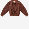 Aneli Lambskin Leather Jacket with Pockets Aneli Lambskin Leather Jacket with Pockets
