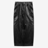 Angele Leather Style Midi Skirt Angele Leather Style Midi Skirt