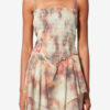 Anka Strappy Smocked Printed Cotton Voile Dress Anka Strappy Smocked Printed Cotton Voile Dress