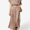 Ansley Long Floral Silk Jacquard Dress Ansley Long Floral Silk Jacquard Dress