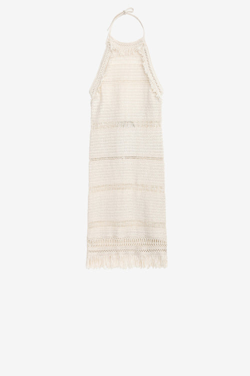 Aralia Open Back Macramé Knit Dress Aralia Open Back Macramé Knit Dress