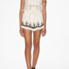 Araliane Open Back Macramé Knit Sweater Araliane Open Back Macramé Knit Sweater