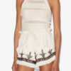 Araliane Open Back Macramé Knit Sweater Araliane Open Back Macramé Knit Sweater