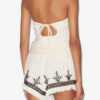 Araliane Open Back Macramé Knit Sweater Araliane Open Back Macramé Knit Sweater
