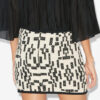 Arono Short Skirt in Coton Jacquard
