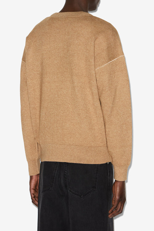 Atley Cotton and Wool Sweater with Logo Atley Cotton and Wool Sweater with Logo