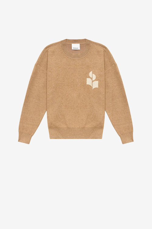 Atley Cotton and Wool Sweater with Logo Atley Cotton and Wool Sweater with Logo