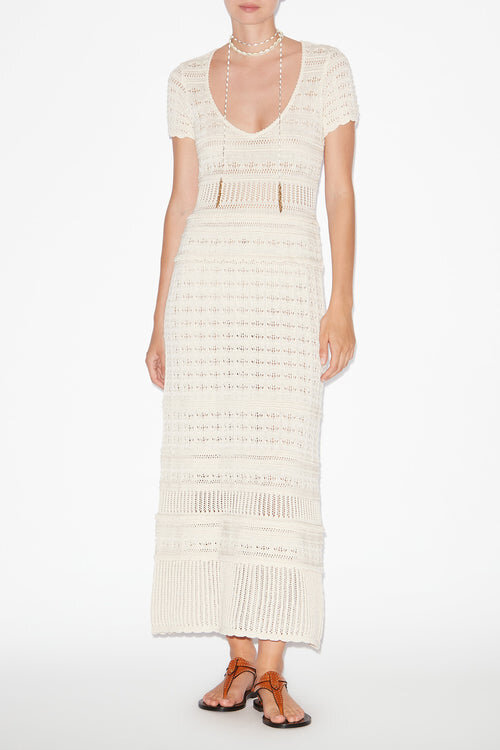 Aurore Long Openwork Knit Dress Aurore Long Openwork Knit Dress