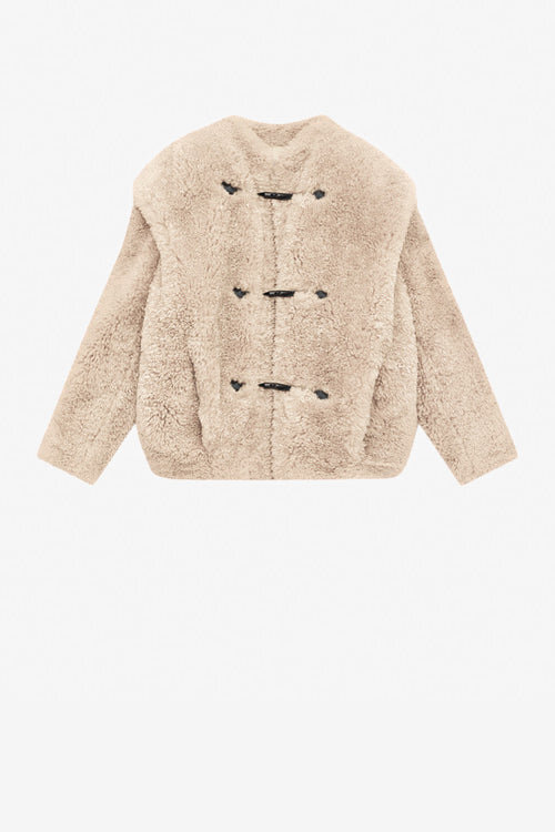 Avalia Curly Fur Style Coat Avalia Curly Fur Style Coat