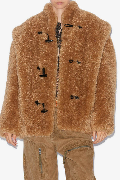 Avalia Curly Fur Style Coat Avalia Curly Fur Style Coat