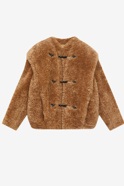 Avalia Curly Fur Style Coat Avalia Curly Fur Style Coat