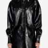 Ayali Short Leather Style Shirt Dress Ayali Short Leather Style Shirt Dress