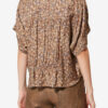 Azalea Floral Silk Jacquard Top Azalea Floral Silk Jacquard Top