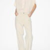 Azalea Gathered Officer Collar Top Azalea Gathered Officer Collar Top