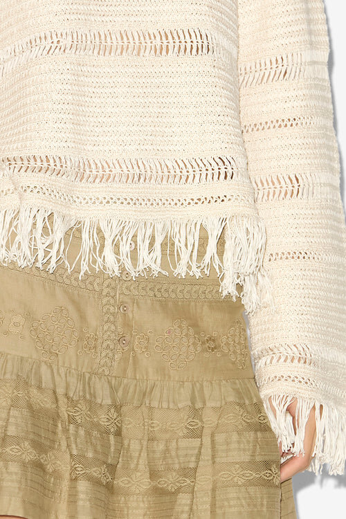 Azilis Macramé Knit Sweater Azilis Macramé Knit Sweater