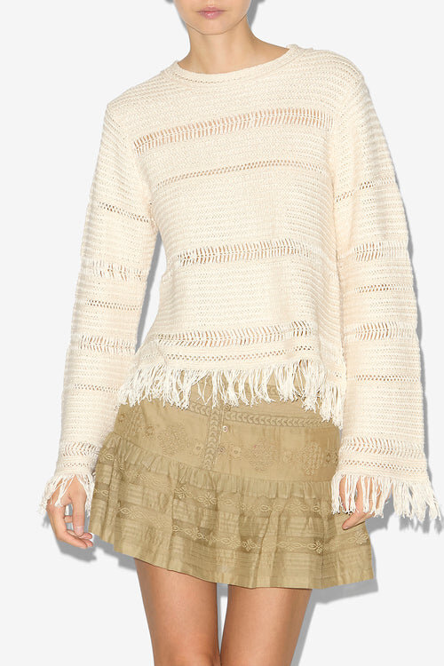Azilis Macramé Knit Sweater Azilis Macramé Knit Sweater