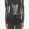 Baiola Metallic Long Sleeve Top