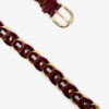 Bali Interwoven Leather and Metal Belt