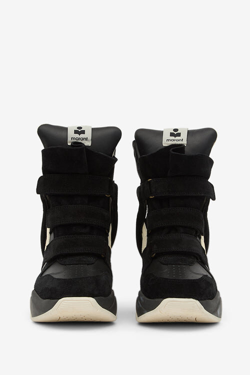 Balskee High-Top Leather Wedge Sneakers Balskee High-Top Leather Wedge Sneakers