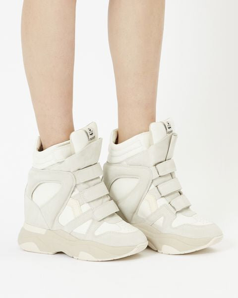Balskee High-Top Leather Wedge Sneakers Balskee High-Top Leather Wedge Sneakers