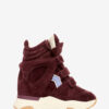 Balskee High-Top Wedge Suede Calfskin Leather Sneakers