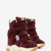 Balskee High-Top Wedge Suede Calfskin Leather Sneakers