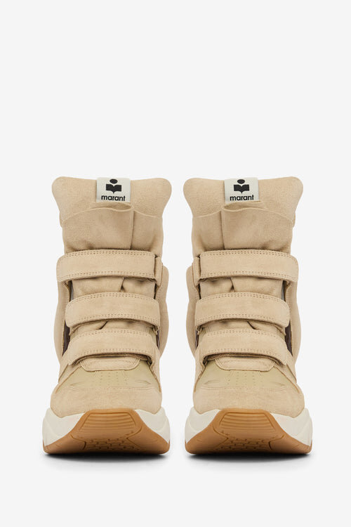 Balskee High-Top Wedge Suede Leather Sneakers Balskee High-Top Wedge Suede Leather Sneakers