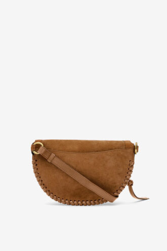 Banana Bag Skano in Cognac Suede Calf Leather