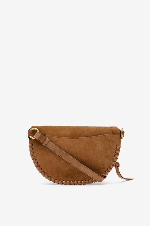 Banana Bag Skano in Cognac Suede Calf Leather Banana Bag Skano in Cognac Suede Calf Leather