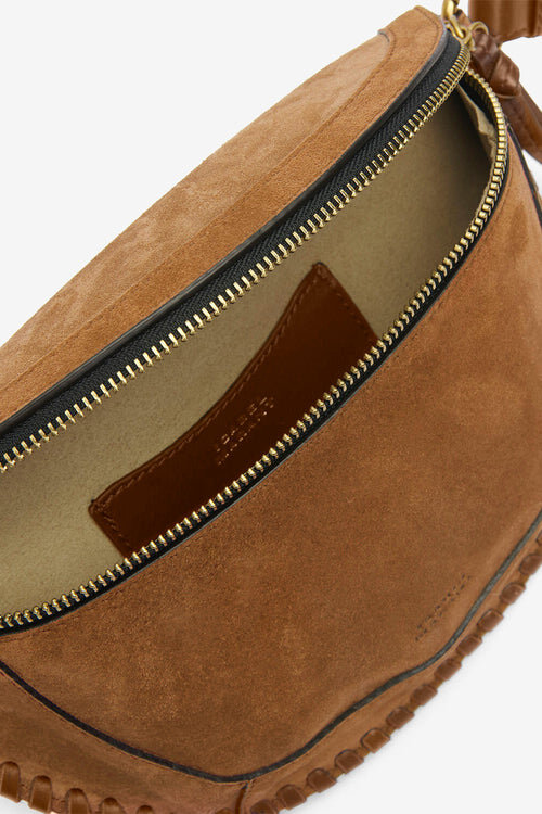 Banana Bag Skano in Cognac Suede Calf Leather Banana Bag Skano in Cognac Suede Calf Leather