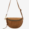 Banana Bag Skano in Cognac Suede Calf Leather Banana Bag Skano in Cognac Suede Calf Leather