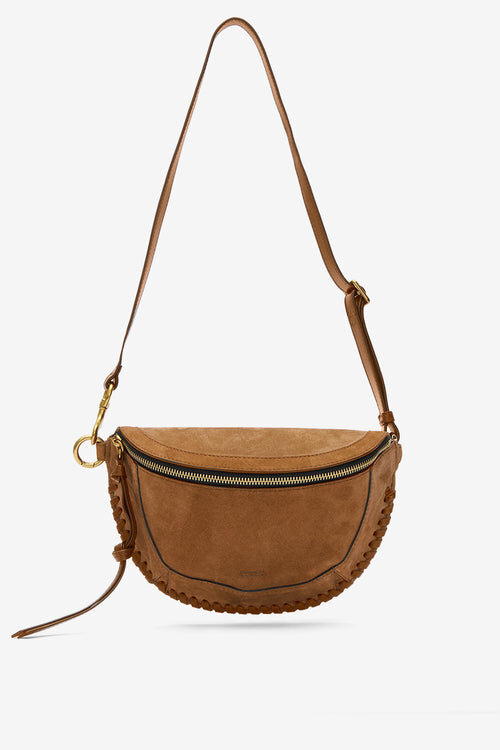 Banana Bag Skano in Cognac Suede Calf Leather Banana Bag Skano in Cognac Suede Calf Leather
