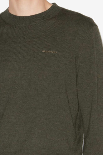 Basile Merinos Wool Sweater with Logo