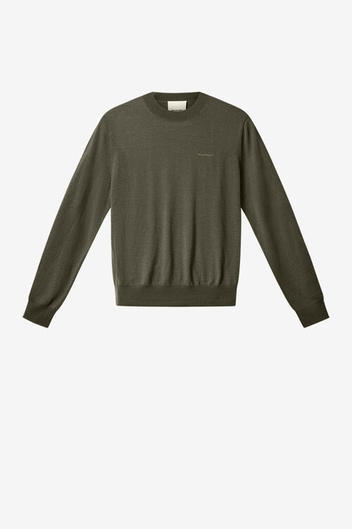 Basile Merinos Wool Sweater with Logo Basile Merinos Wool Sweater with Logo