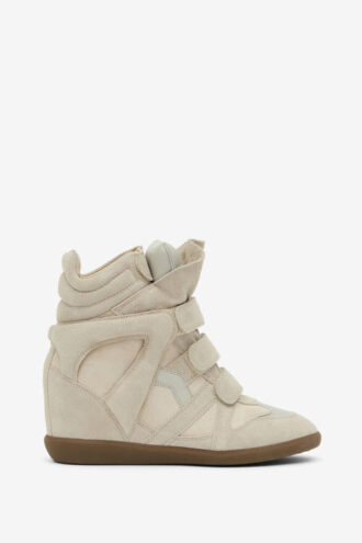 Bekett Leather Wedge Sneakers