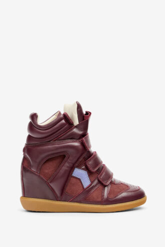 Bekett Leather Wedge Sneakers