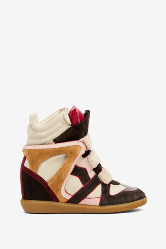 Bekett Leather Wedge Sneakers