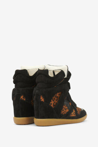 Bekett Leather Wedge Sneakers