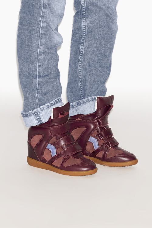 Bekett Leather Wedge Sneakers Bekett Leather Wedge Sneakers