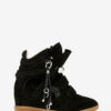 Bekett Studded Leather Wedge Sneakers Bekett Studded Leather Wedge Sneakers